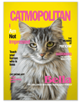 'Catmopolitan' Personalized Pet Mini Portrait