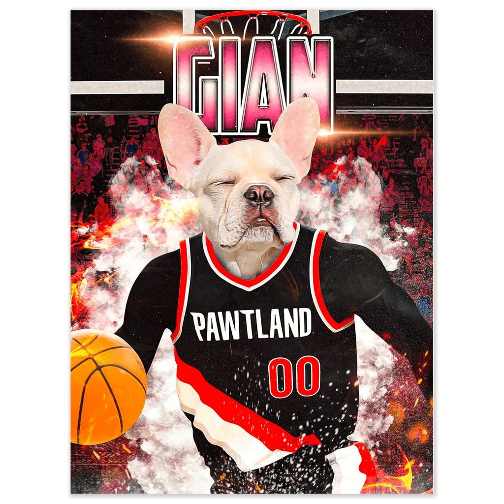 &#39;Pawtland Trail Blazers&#39; Personalized Dog Poster
