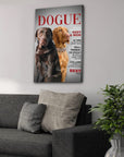 'Dogue' Personalized 2 Pet Canvas