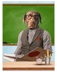 'The Teacher' Personalized Pet Mini Portrait