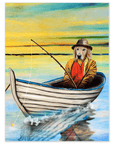 'The Fisherman' Personalized Pet Mini Portrait