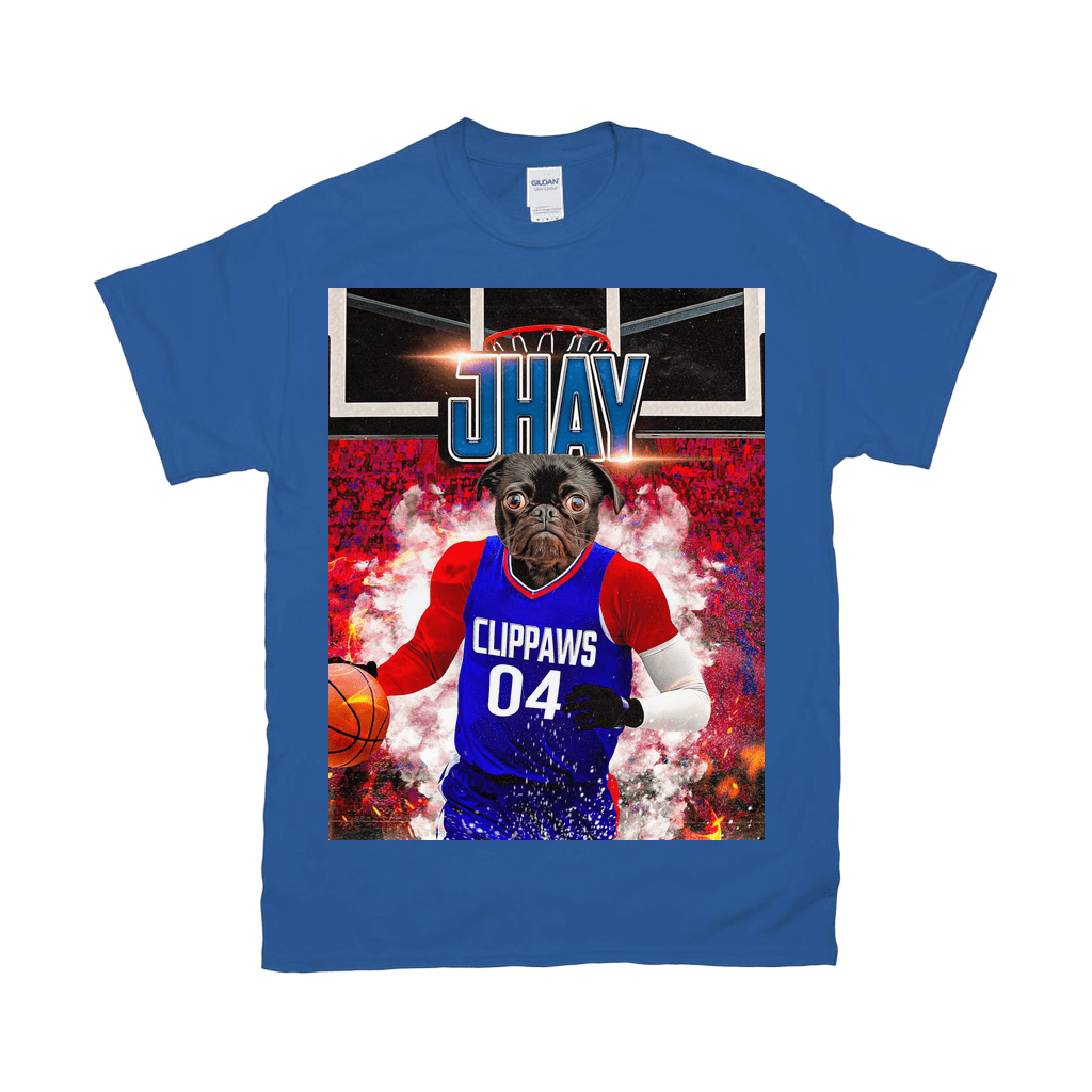 &#39;LA Clippaws&#39; Personalized Pet T-Shirt