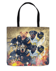 'Pittsburgh Doggos' Personalized 4 Pet Tote Bag