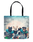 'Jacksonville Doggos' Personalized 3 Pet Tote Bag