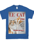 Camiseta personalizada con 2 mascotas 'Le Cat'