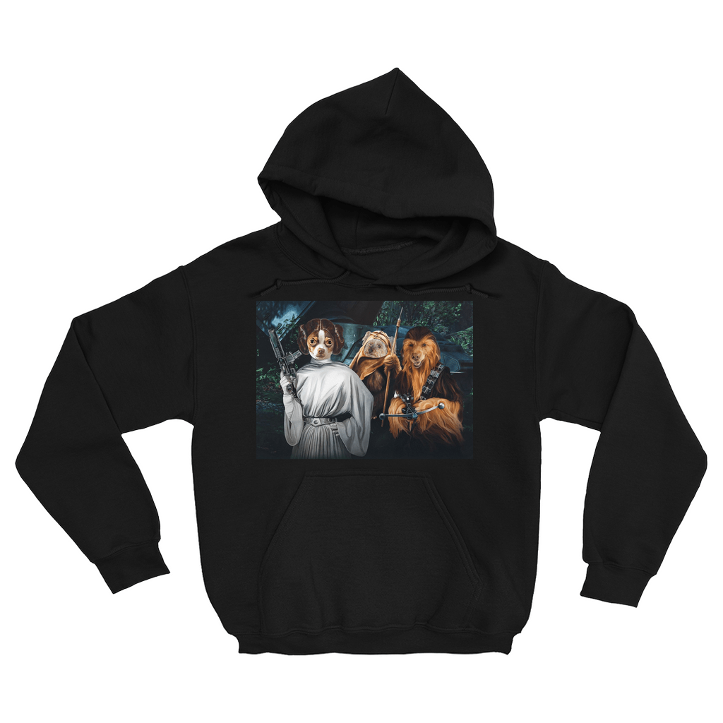 &#39;Star Woofers 3&#39; Personalized 3 Pet Hoody