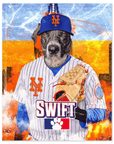 'New York Mets Doggos' Personalized Pet Poster