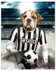 'Newcastle United Doggos Football' Personalized Dog Poster