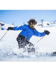 'The Skier' Personalized Dog Mini Portrait