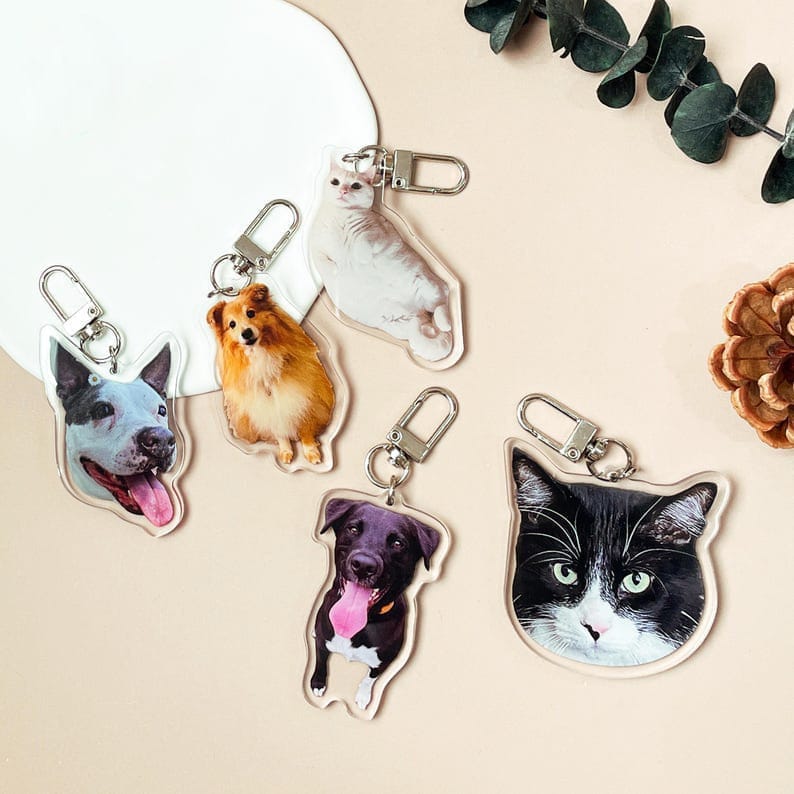 Bundle With an Acrylic Pet Photo Keychain for 50% Off!