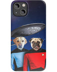 'Doggo-Trek' Personalized 2 Pet Phone Case