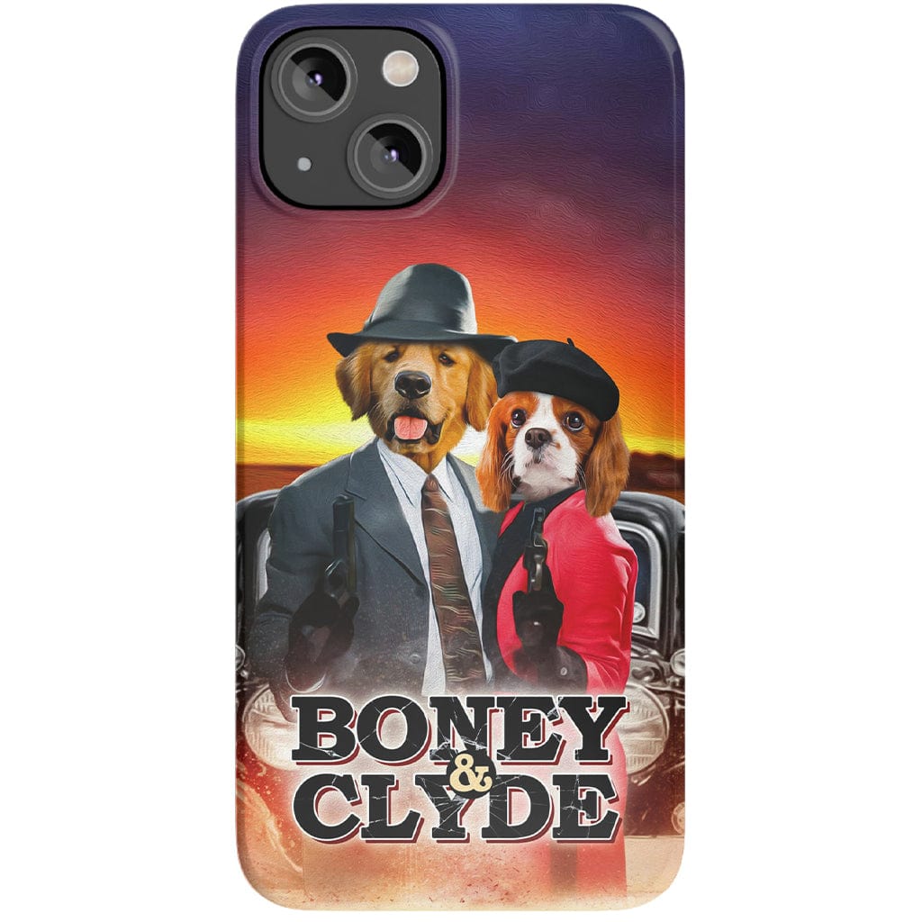 &#39;Boney and Clyde&#39; Personalized 2 Pet Phone Case