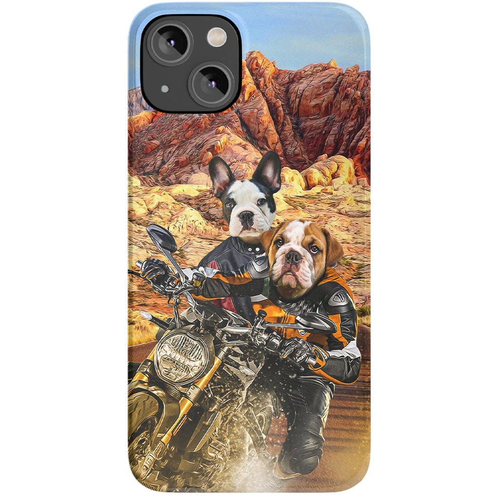 &#39;Dogati Riders&#39; Personalized 2 Pet Phone Case