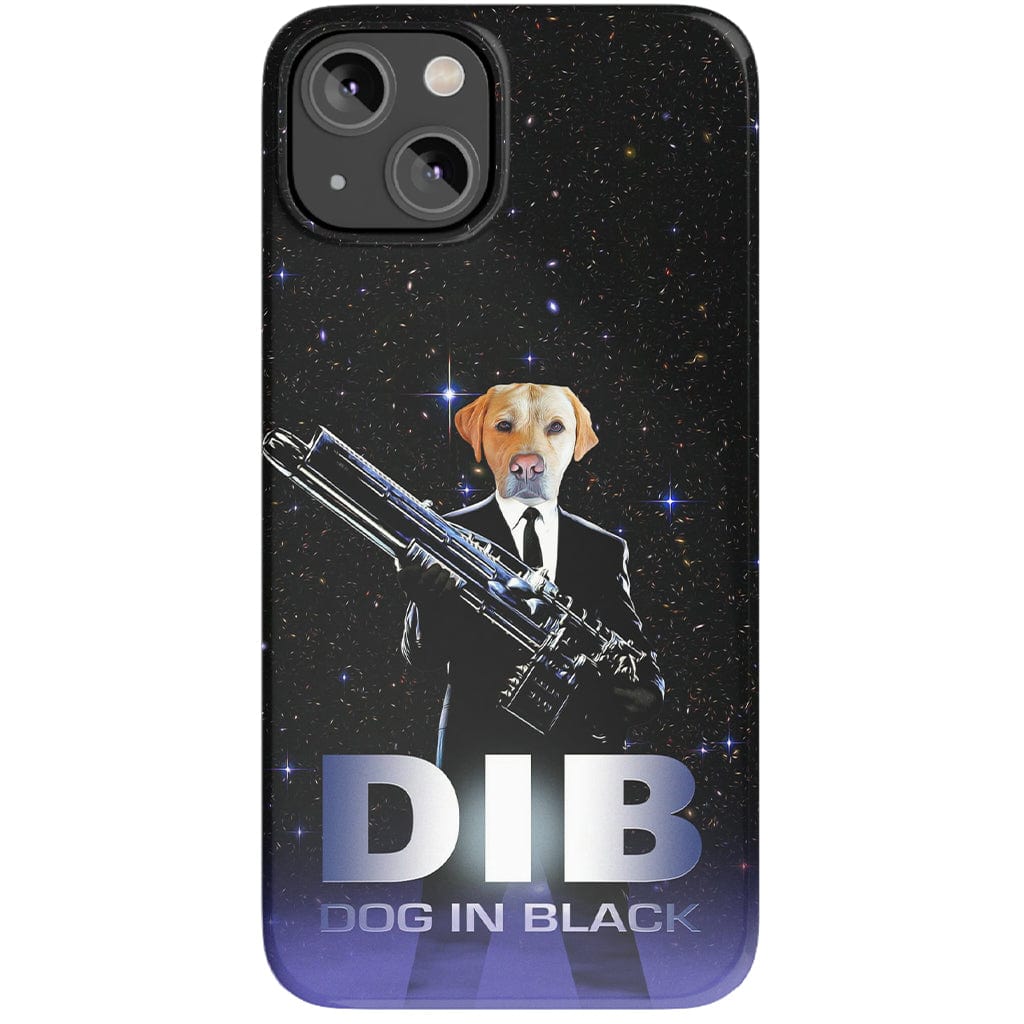 &#39;Dog in Black&#39; Personalized Phone Case