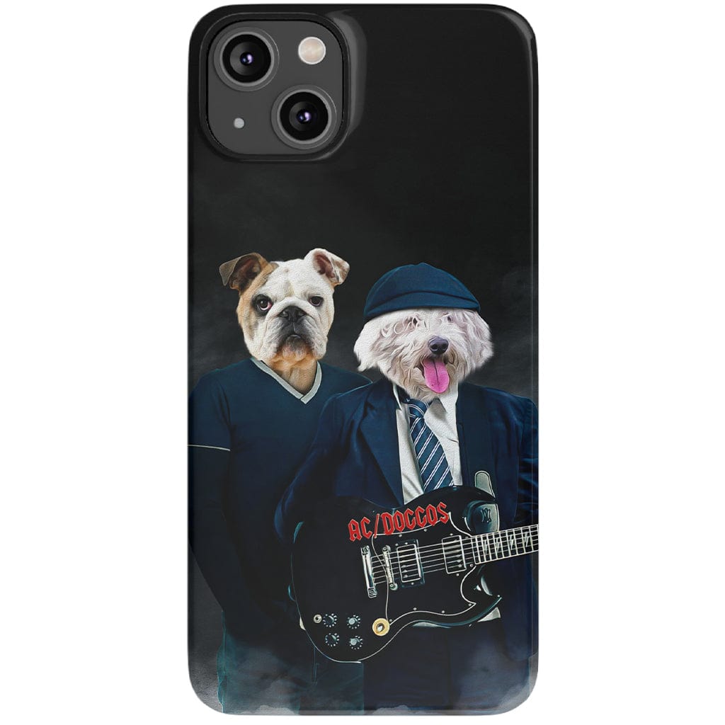 &#39;AC/Doggos&#39; Personalized 2 Pet Phone Case