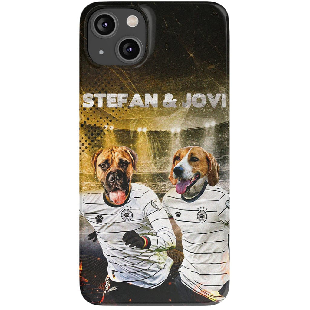 &#39;Germany Doggos&#39; Personalized 2 Pet Phone Case