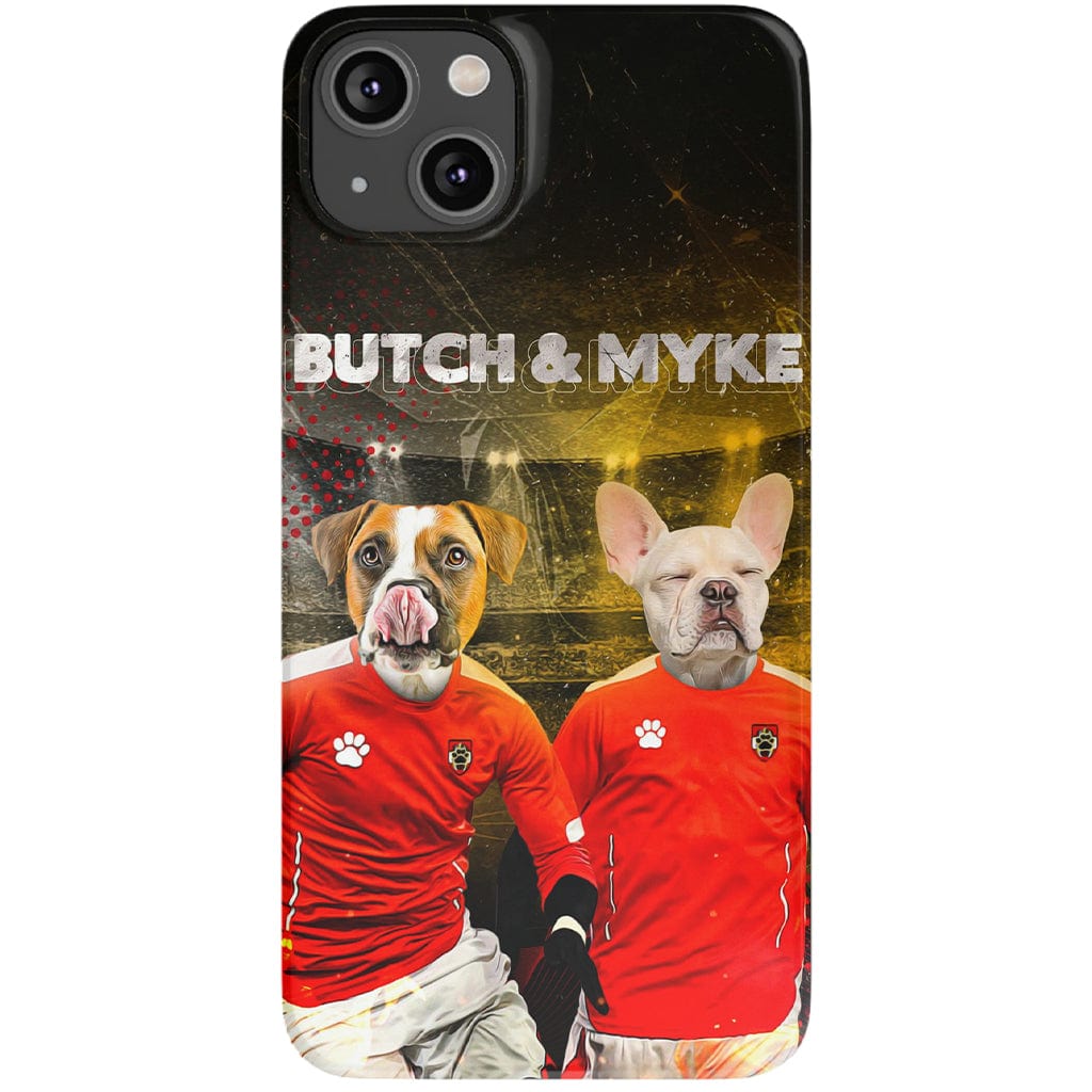 &#39;Austria Doggos&#39; Personalized 2 Pet Phone Case