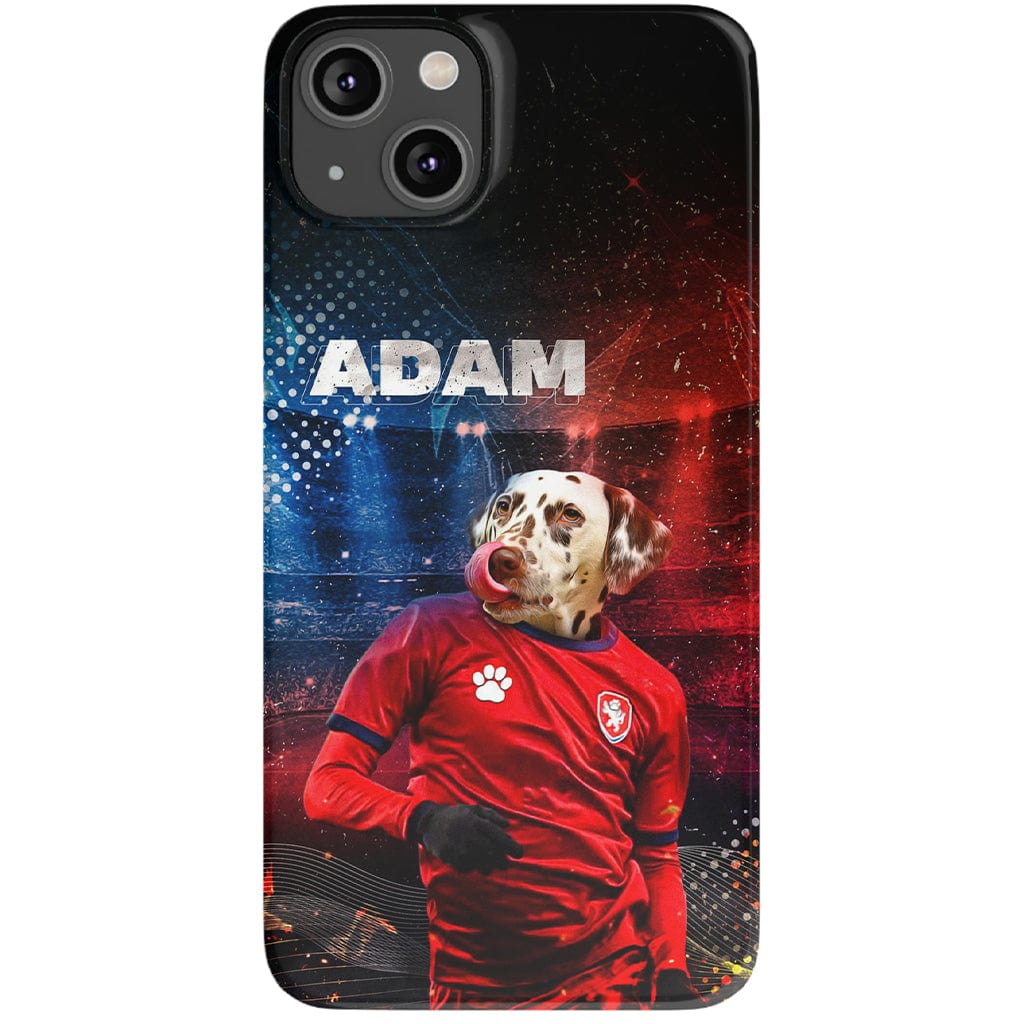 &#39;Czech Doggos Soccer&#39; Personalized Phone Case