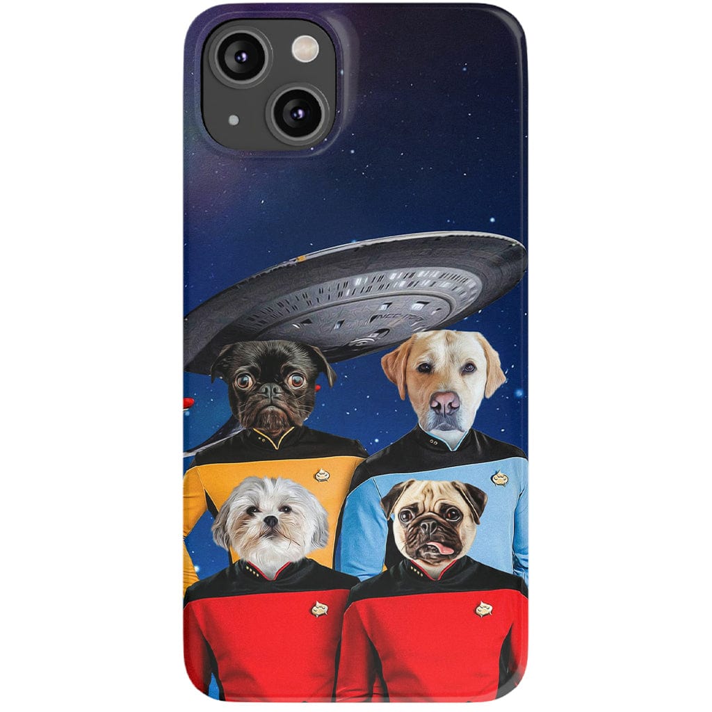 &#39;Doggo-Trek&#39; Personalized 4 Pet Phone Case