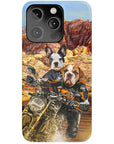 'Dogati Riders' Personalized 2 Pet Phone Case