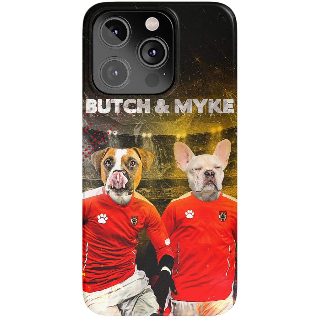 &#39;Austria Doggos&#39; Personalized 2 Pet Phone Case