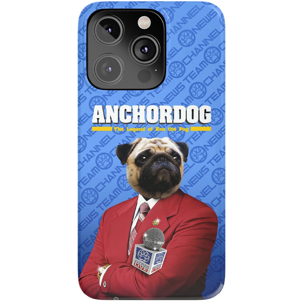 &#39;Anchordog&#39; Personalized Phone Case