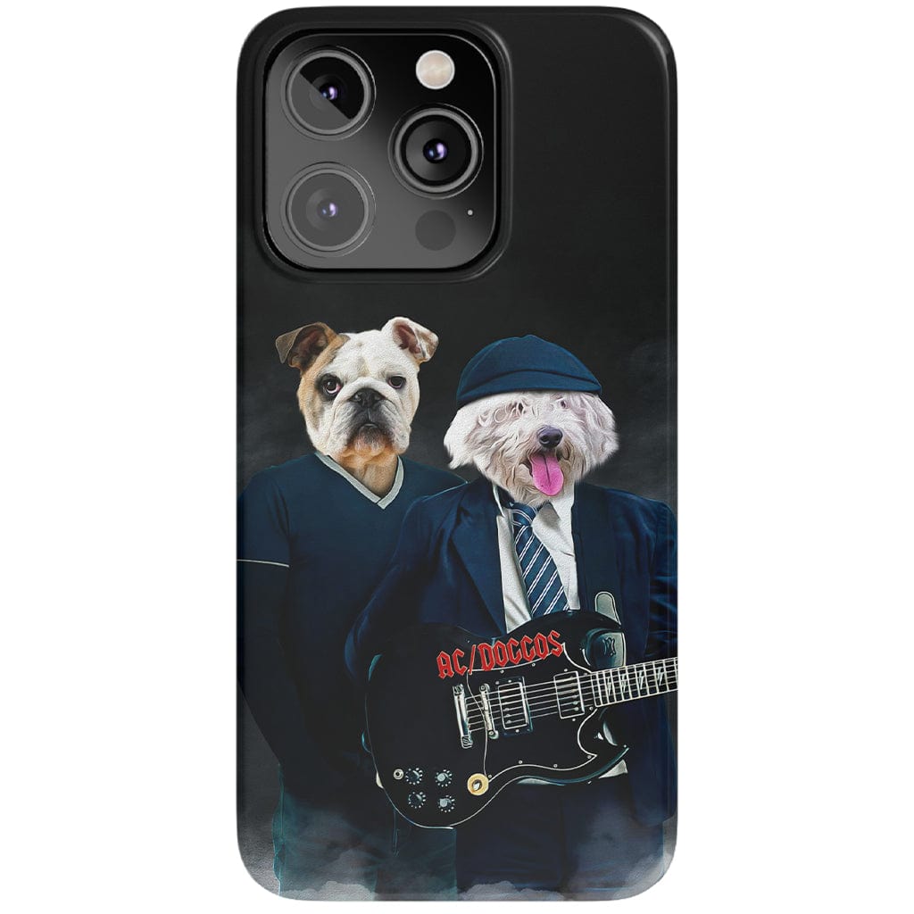 &#39;AC/Doggos&#39; Personalized 2 Pet Phone Case