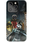 'Bat Dog & Robpaw' Personalized 2 Pet Phone Case