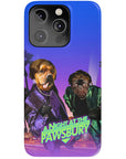 'A Night at the Pawsbury' Personalized 2 Pet Phone Case