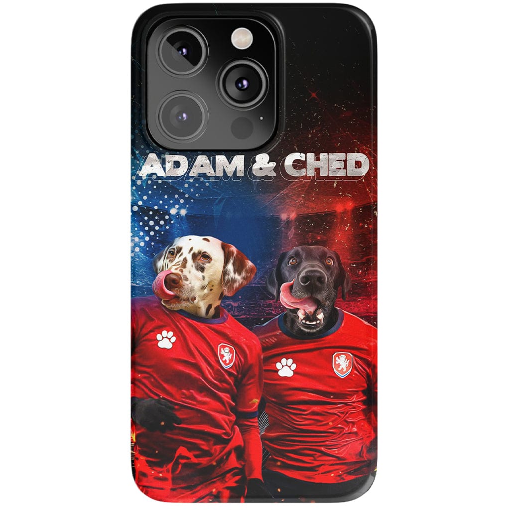 &#39;Czech Doggos&#39; Personalized 2 Pet Phone Case