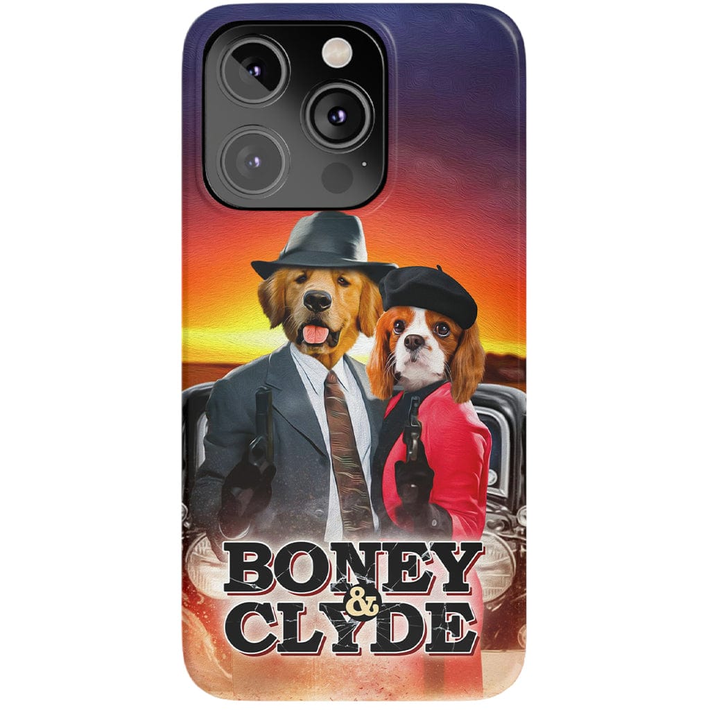 &#39;Boney and Clyde&#39; Personalized 2 Pet Phone Case