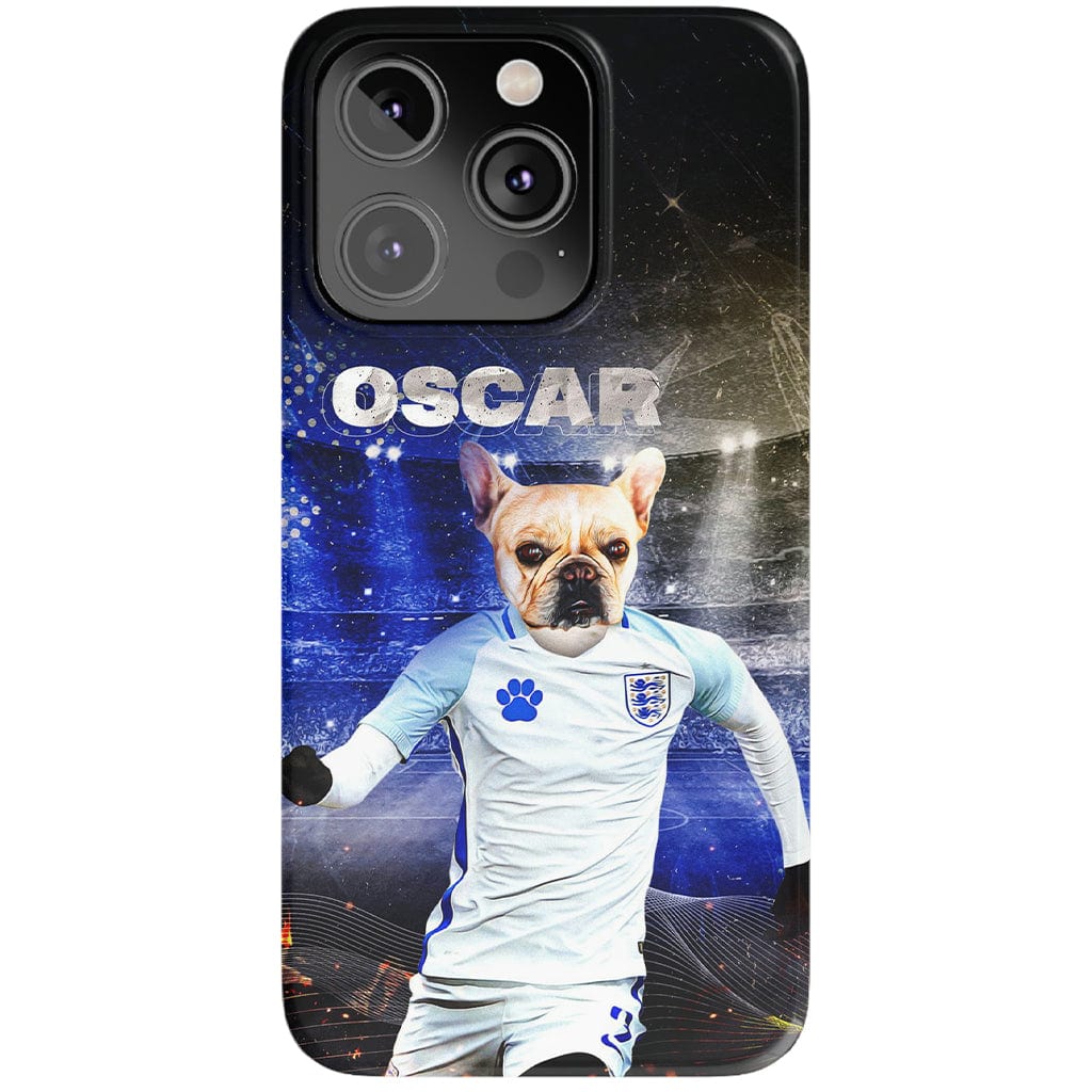 &#39;England Doggos Soccer&#39; Personalized Phone Case