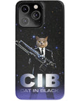 'Cat in Black' Personalized Phone Case