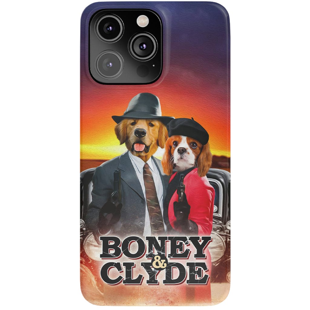 &#39;Boney and Clyde&#39; Personalized 2 Pet Phone Case