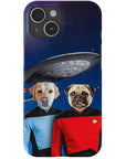 'Doggo-Trek' Personalized 2 Pet Phone Case