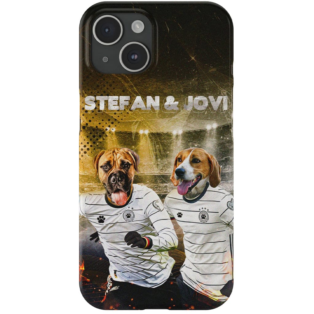 &#39;Germany Doggos&#39; Personalized 2 Pet Phone Case