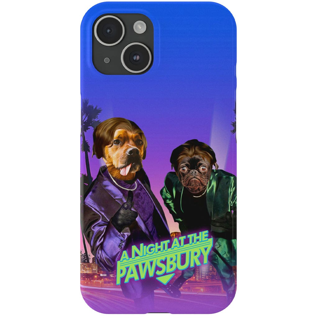 &#39;A Night at the Pawsbury&#39; Personalized 2 Pet Phone Case