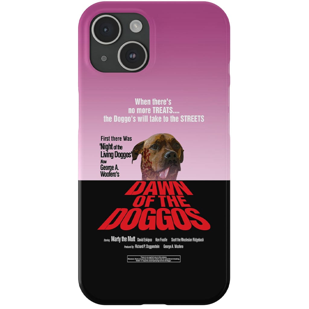 &#39;Dawn of the Doggos&#39; Personalized Phone Cases