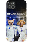 Funda personalizada para teléfono con 2 mascotas 'England Doggos'