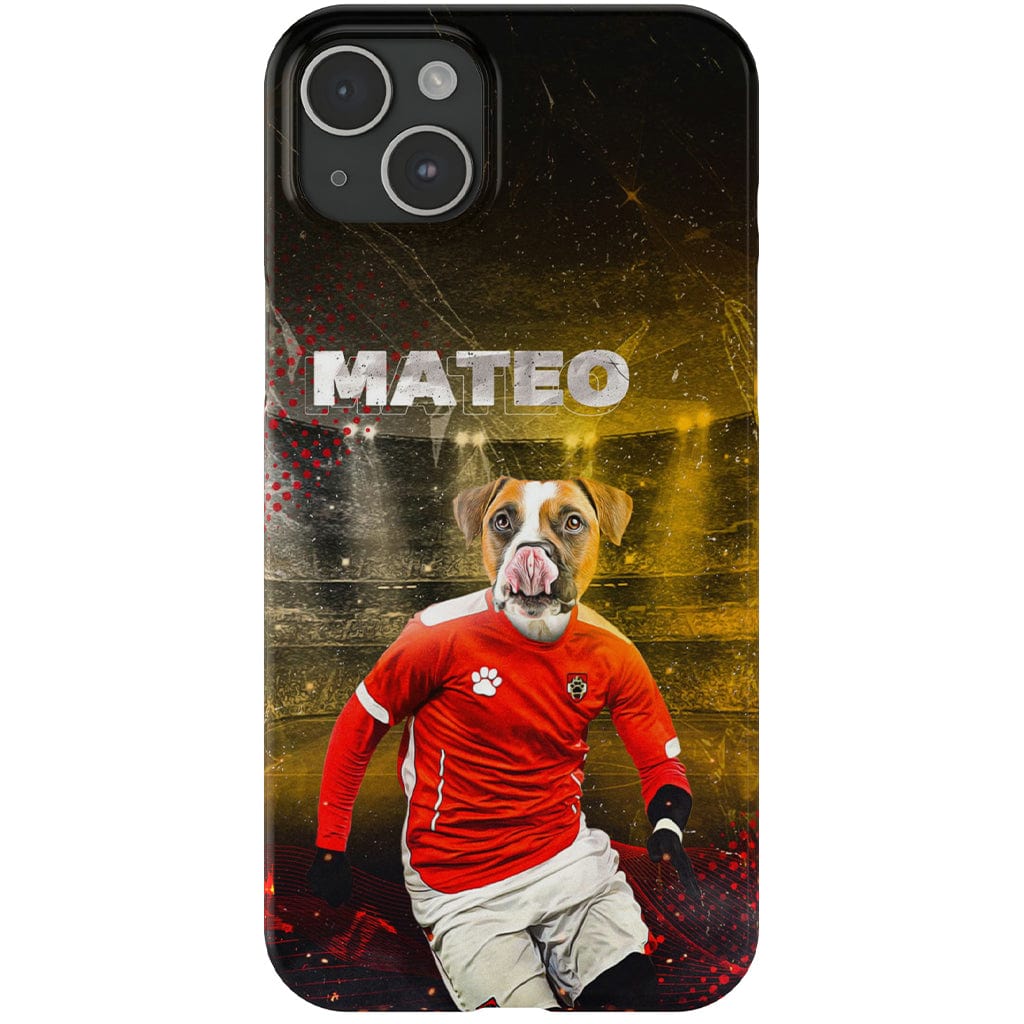 Funda para móvil personalizada &#39;Austria Doggos Soccer&#39;