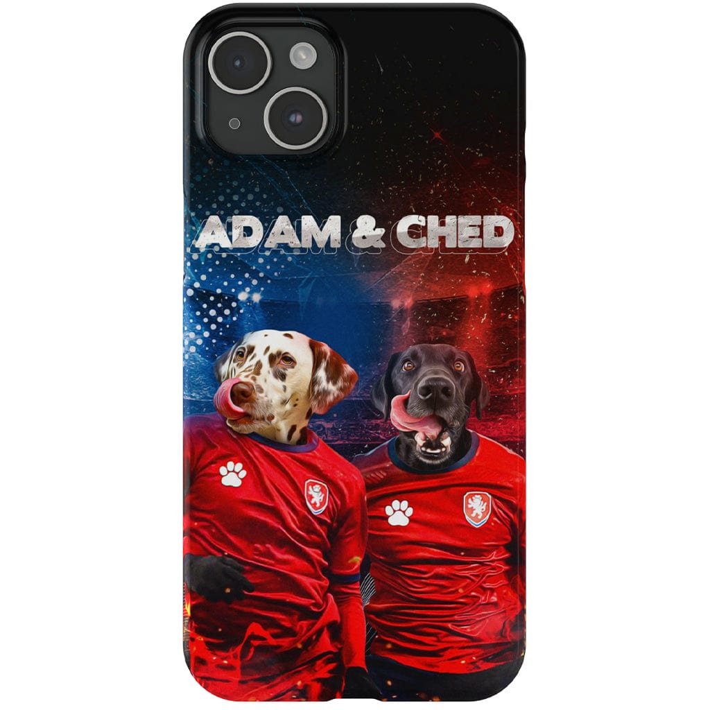 &#39;Czech Doggos&#39; Personalized 2 Pet Phone Case
