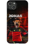 Funda para móvil personalizada 'Belgium Doggos Soccer'