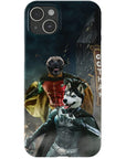 'Bat Dog & Robpaw' Personalized 2 Pet Phone Case