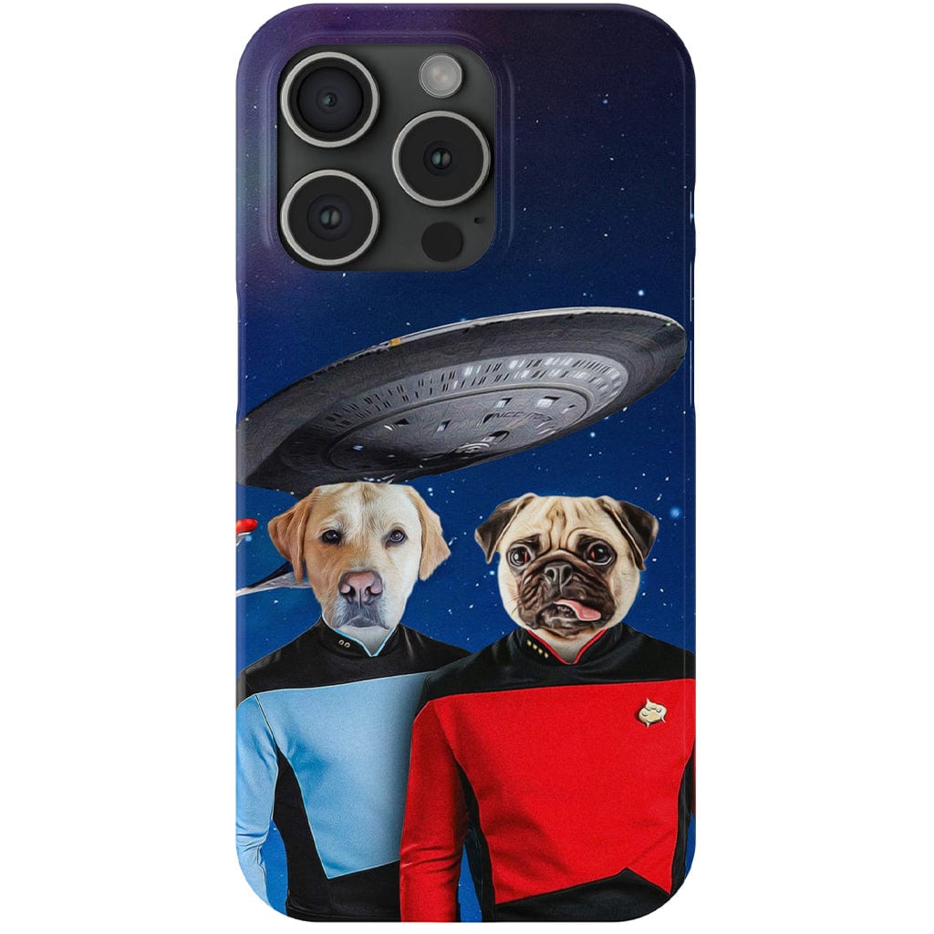 &#39;Doggo-Trek&#39; Personalized 2 Pet Phone Case