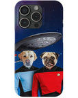 'Doggo-Trek' Personalized 2 Pet Phone Case