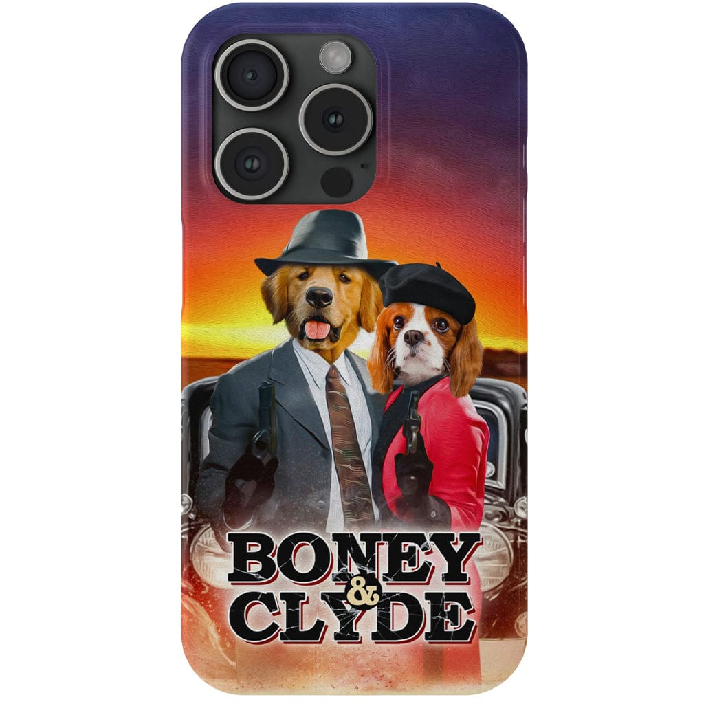 &#39;Boney and Clyde&#39; Personalized 2 Pet Phone Case