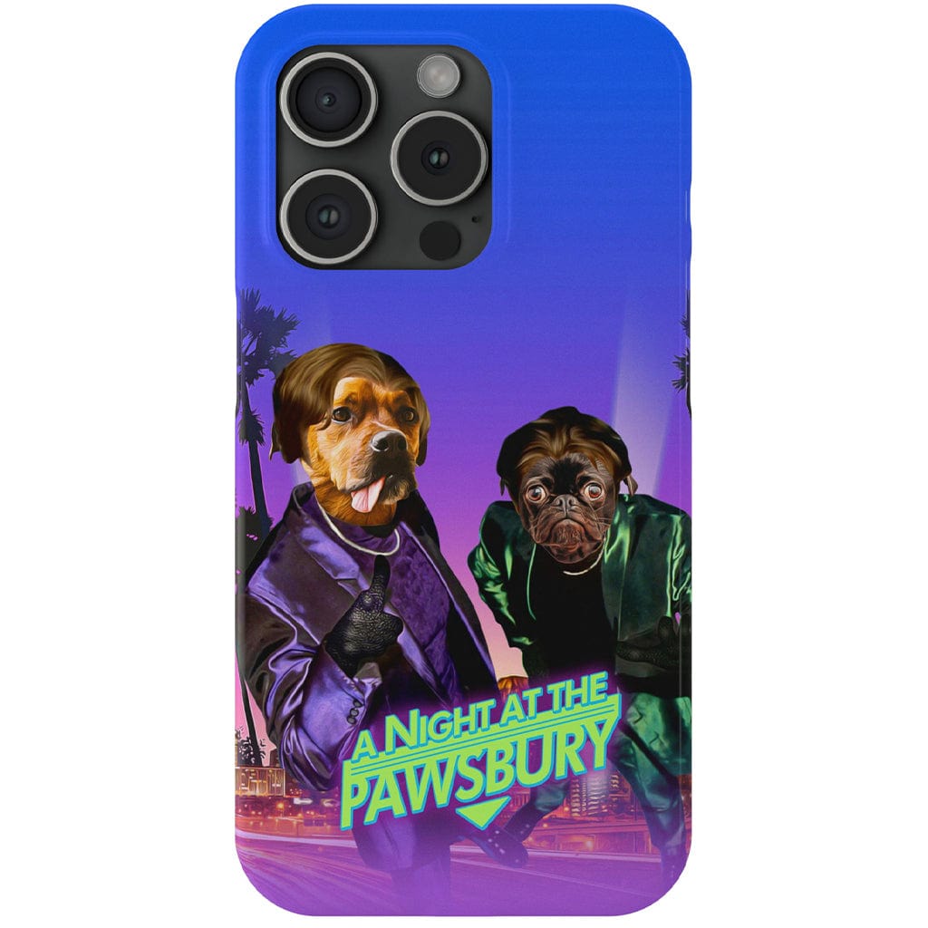 &#39;A Night at the Pawsbury&#39; Personalized 2 Pet Phone Case