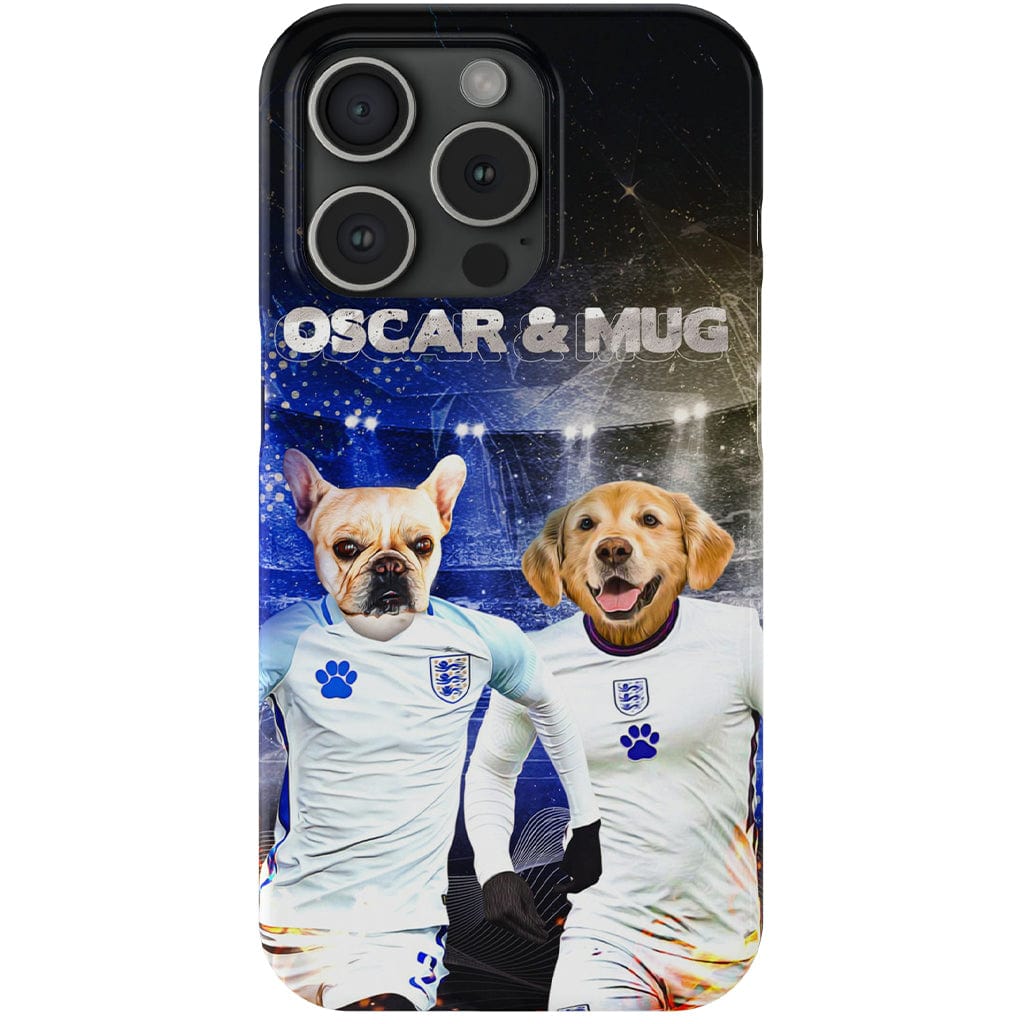 &#39;England Doggos&#39; Personalized 2 Pet Phone Case