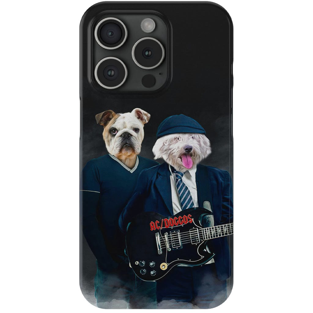 &#39;AC/Doggos&#39; Personalized 2 Pet Phone Case