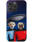 'Doggo-Trek' Personalized 2 Pet Phone Case